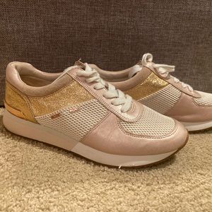 Mk shoes rose gold